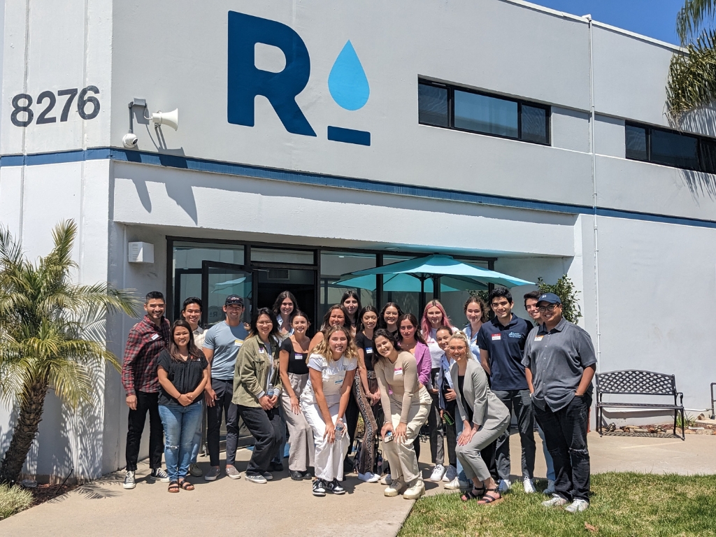 student visit to Raindrop marketing agency